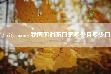 娄底我国的消防日是多少月多少日