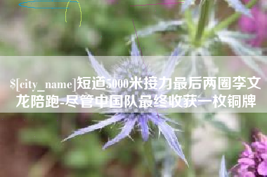 娄底短道5000米接力最后两圈李文龙陪跑-尽管中国队最终收获一枚铜牌