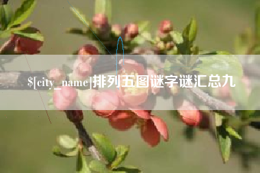 娄底排列五图谜字谜汇总九