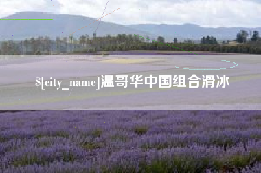 娄底温哥华中国组合滑冰