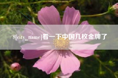 娄底看一下中国几枚金牌了