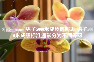 娄底男子5000米成绩对照表-男子5000米成绩标准通常分为不同等级