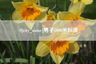 娄底男子5000米标准