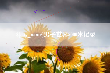 娄底男子世界5000米记录