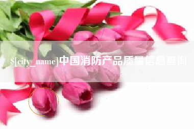 娄底中国消防产品质量信息查询