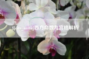 娄底西方命数九宫格解析