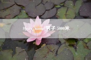 娄底男子 5000米