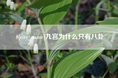 娄底九宫为什么只有八卦