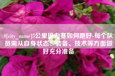 娄底5公里接力赛如何跑好-每个队员需从自身状态、装备、技术等方面做好充分准备