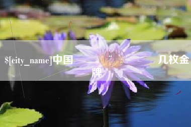 娄底中国🇨🇳几枚金牌