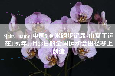 娄底中国5000米跑步记录-由夏丰远在1997年10月23日的全国运动会田径赛上创造