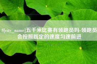 娄底五千米比赛有领跑员吗-领跑员会按照既定的速度匀速前进