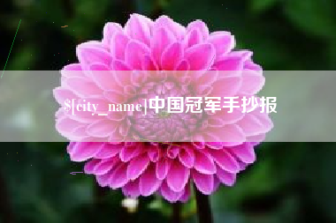 娄底中国冠军手抄报
