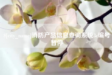 娄底消防产品信息查询系统3c编号暂停