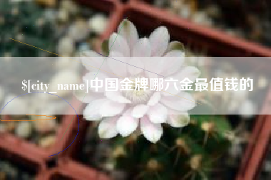 娄底中国金牌哪六金最值钱的