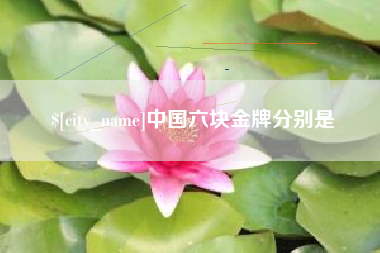 娄底中国六块金牌分别是