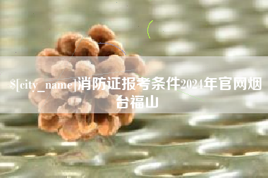 娄底消防证报考条件2024年官网烟台福山